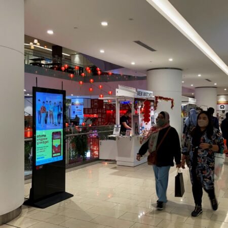 Mall branding acme adversting brand Traffic high visible (5) mall advertising