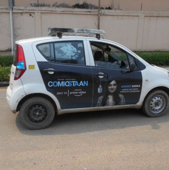 Cab Branding in Delhi cab branding