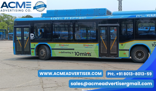Bus branding campaign increasing brand reach and outdoor engagement Bus branding advertising Company