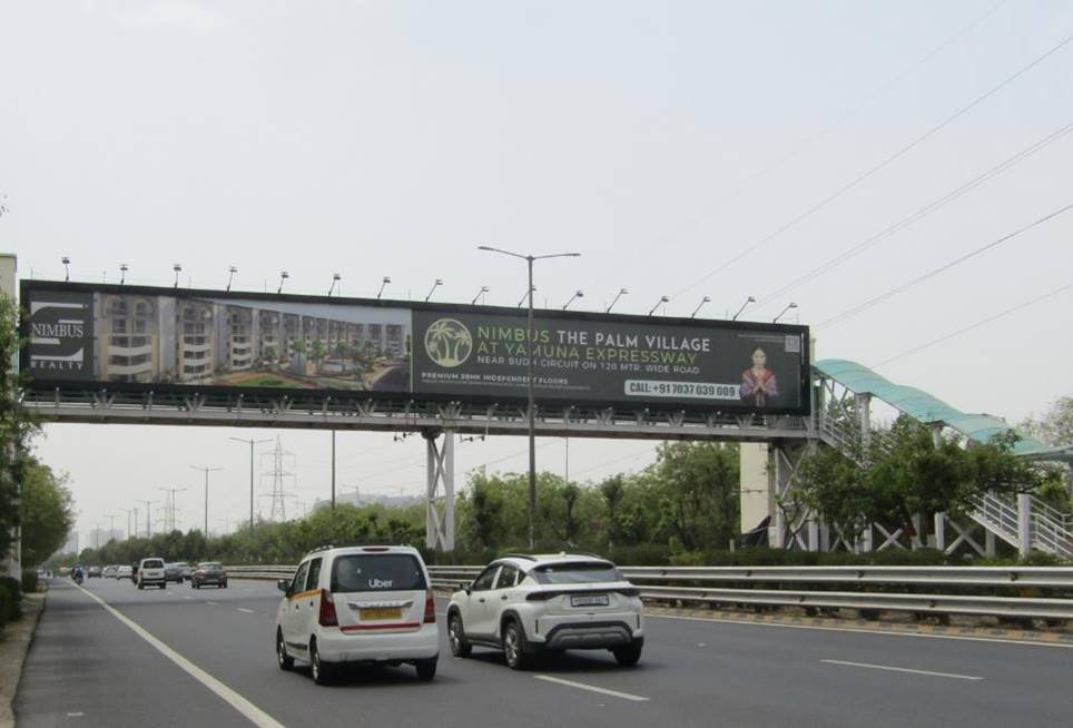Foot Over Bridge Advertising in Noida Expressway - Noida