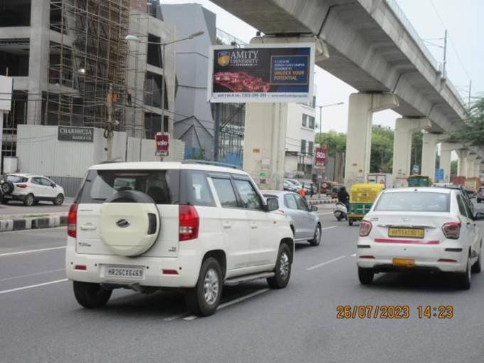 Hoarding Advertising towards Raja Garden - Delhi