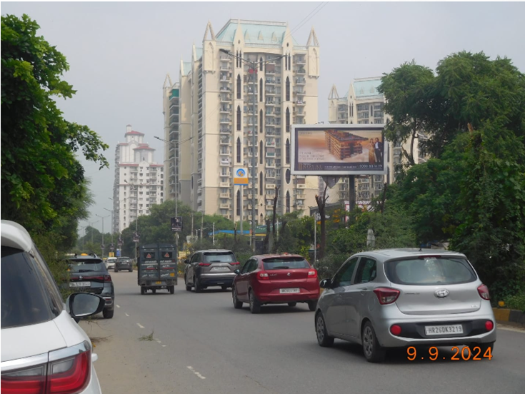 Billboard Advertising in One horizon to Huda City Centre/ Golf Course Road, Gurugram - Gurugram