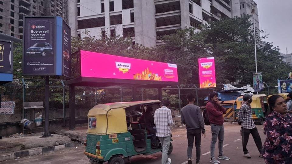 bus shelter advertising in Malleshwaram bangalore - Bangalore