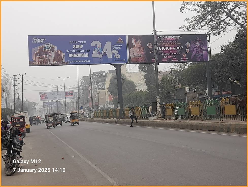 Gantry Advertising Company in Delhi To Ghaziabad (Opp Opulent Mall) - Ghaziabad