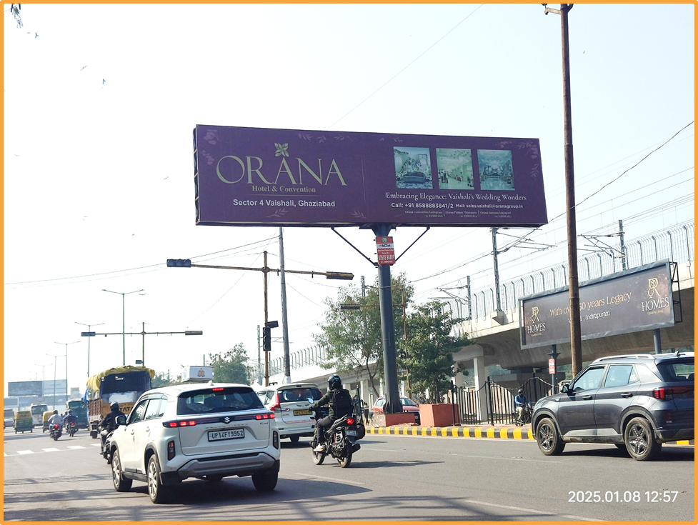 Outdoor Media Company in Mohan Nagar To UP Gate - Ghaziabad
