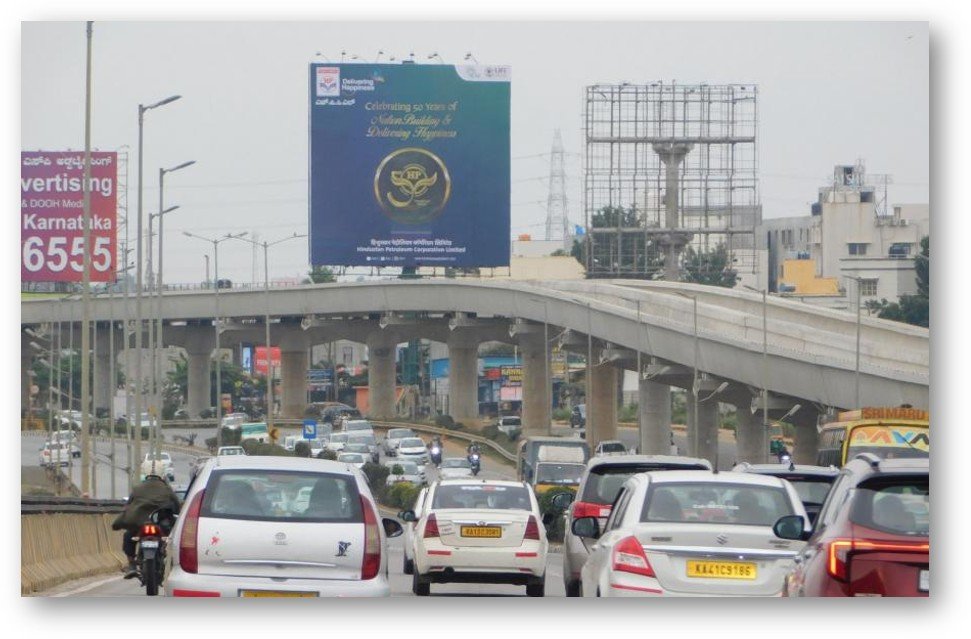Billboard Advertising Near Chikkajala Towards Airport - Bangalore