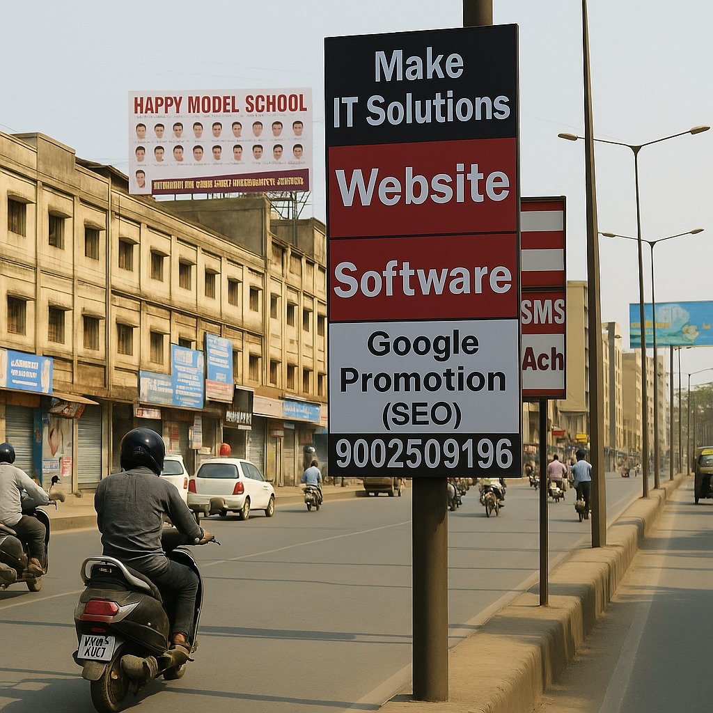 Pole kiosk advertising nr Badarpur delhi - Delhi