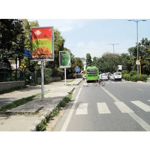 Pole Kiosk Advertising towards Faridabad, Sectar 12 - Haryana