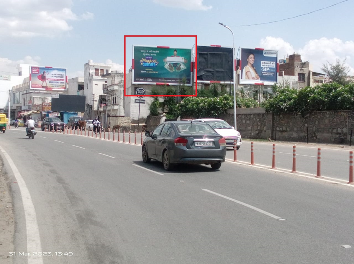 High-impact unipole billboard by leading Unipole Advertising Companies in Rajasthan, strategically placed on a busy highway for maximum brand visibility. High-impact unipole billboard by leading Unipole Advertising Companies in Rajasthan, strategically placed on a busy highway for maximum brand visibility.