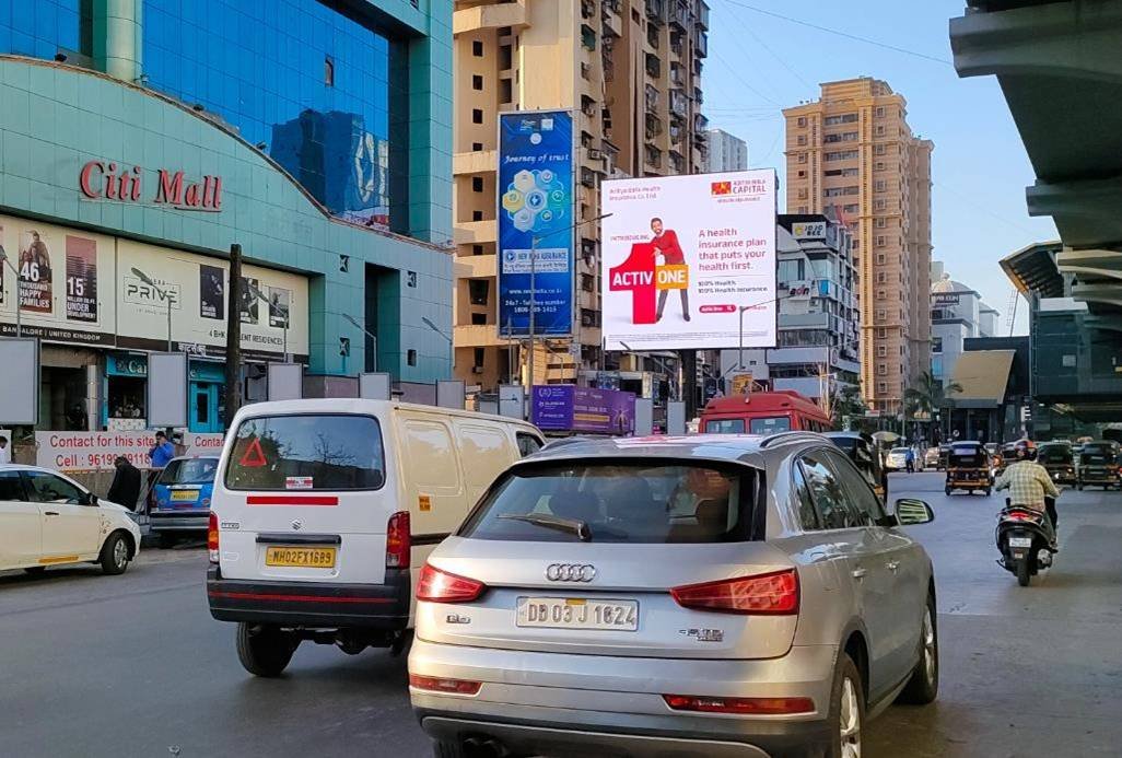 Hoarding advertising in JVLR Powai mumbai - Mumbai