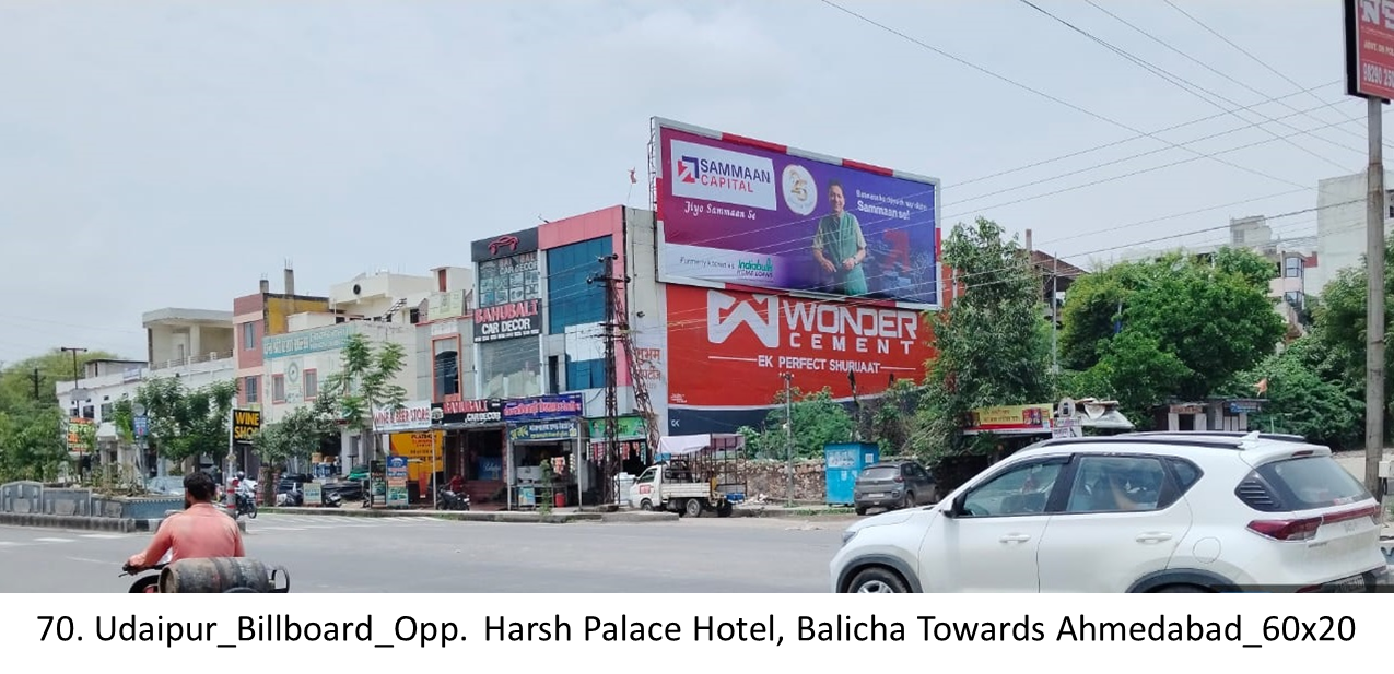 Billboard Advertising in Harsh Palace Hotel, Ahmedabad, Rajasthan - Rajasthan