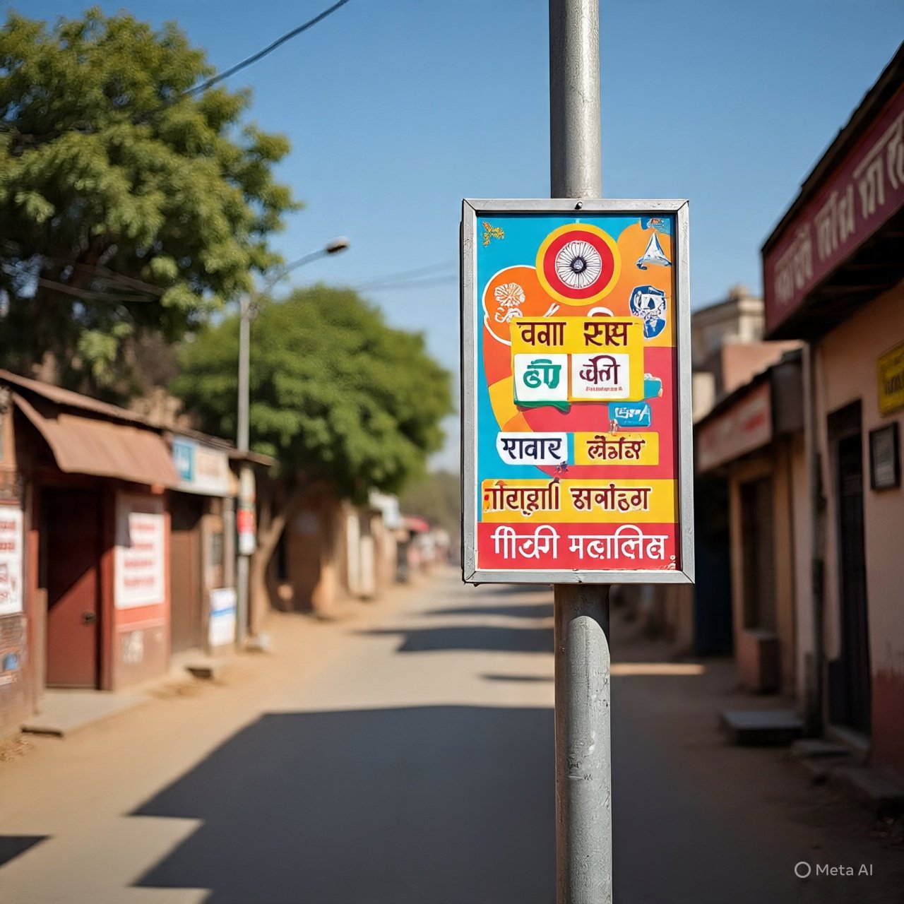 Pole kiosk branding in Dargah Road rajasthan - Rajasthan