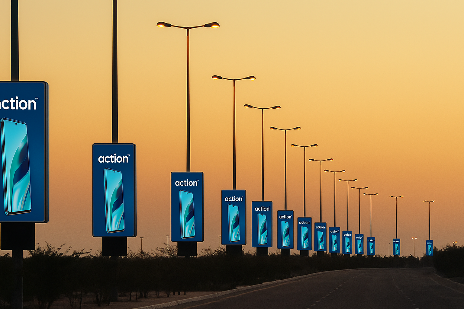 Pole Kiosk Advertising in Vibhuti Khand - Lucknow