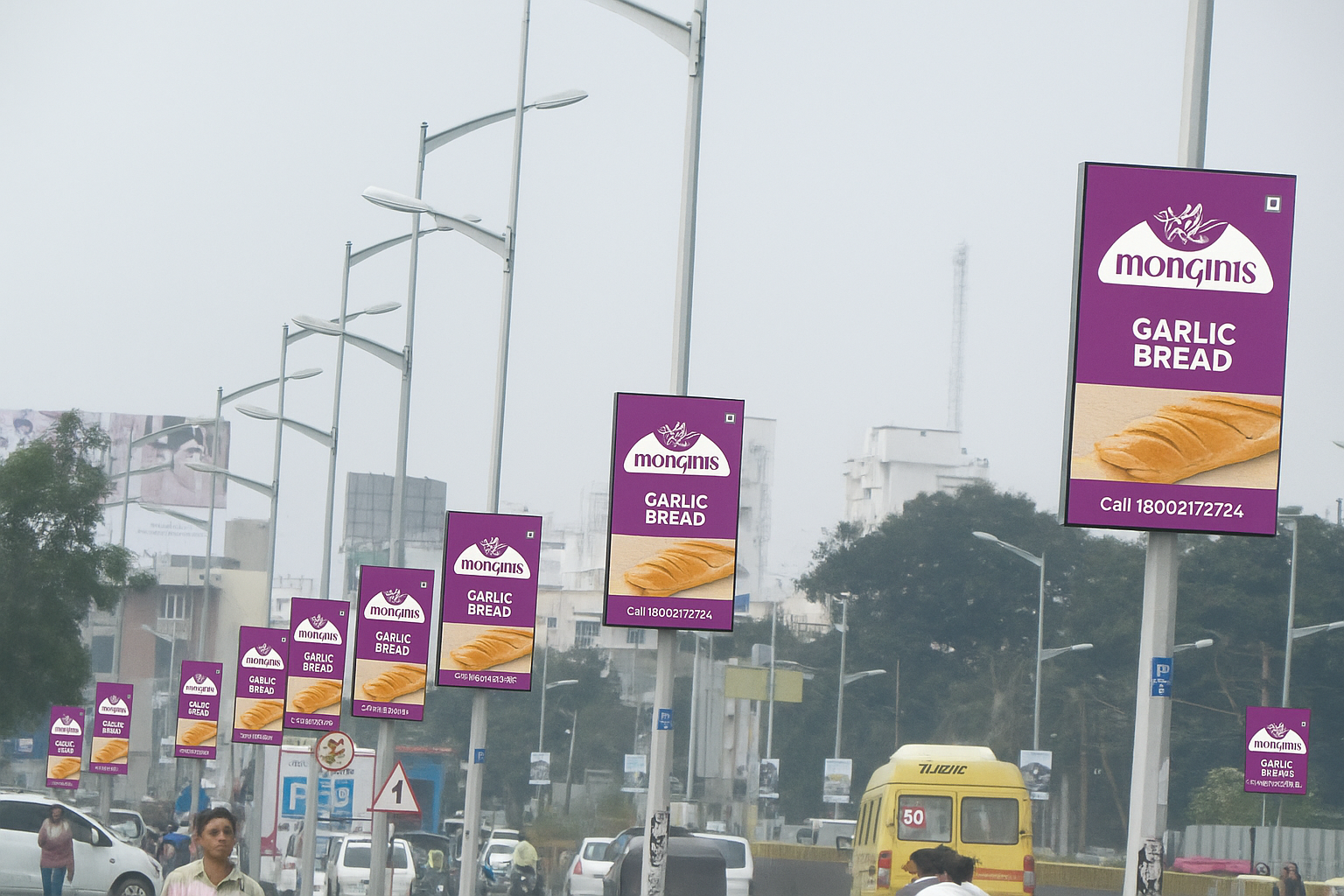 Pole kiosk advertising in Nirala Nagar Lucknow - Lucknow
