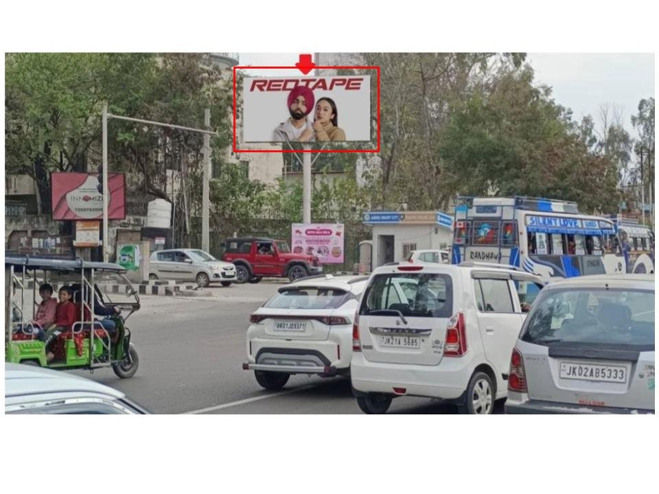 Unipole Advertising near Gandhi Nagar Jammu and Kashmir - Jammu and Kashmir