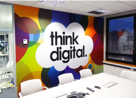 digital wall painting