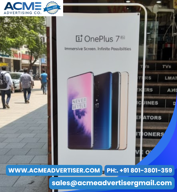 Welcome your audience with bold, immersive branding through Acme’s door frame standees