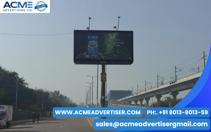 LED digital billboard in Ghaziabad offering high impact advertising across busy commercial and residential zones.