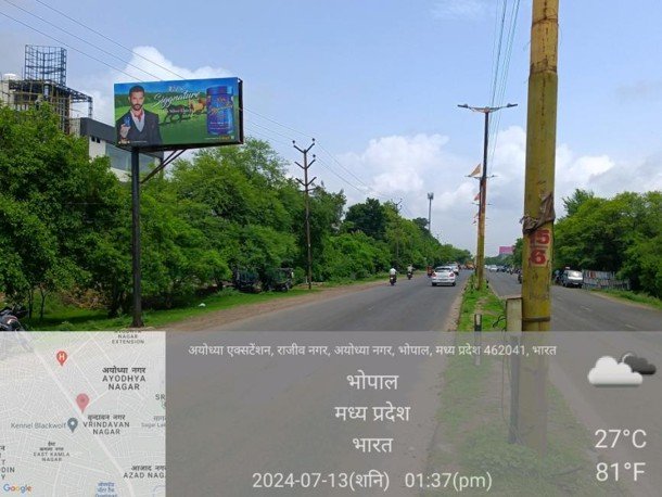 Unipole Advertising in Ayodhya Bypass Bhopal - Bhopal