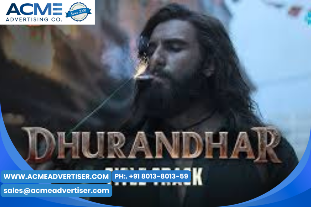 Dhurandhar cinema advertising with Acme advertising co. Dhurandhar cinema advertising with Acme advertising co.