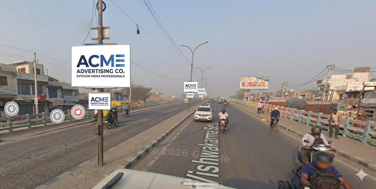 Pole Kiosk Branding in Old Faridabad / NHPC Metro, Faridabad - Faridabad