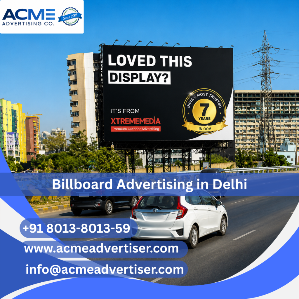 Billboard Advertising Company in Van Devi Mandir Temple | ACME Advertising Co.