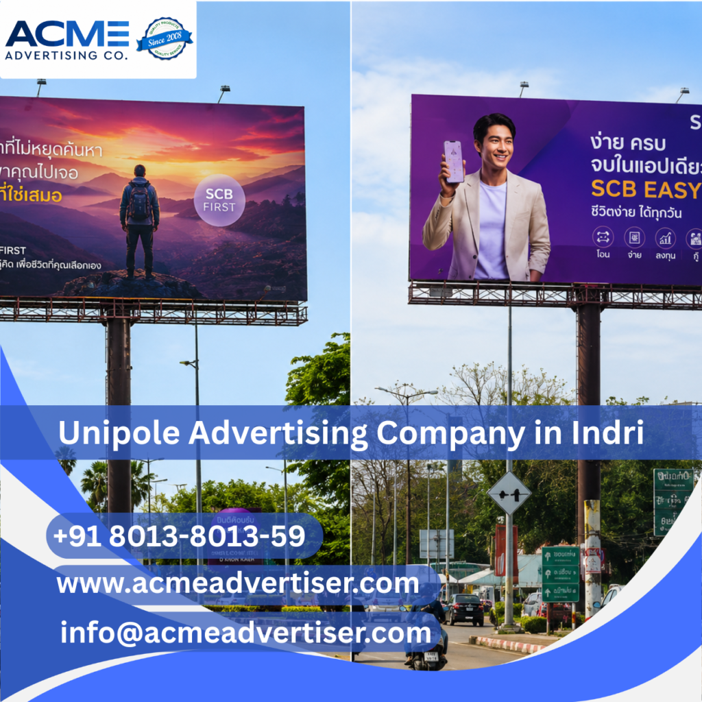Unipole Branding in Achrol Bus Stand Delhi Rajasthan