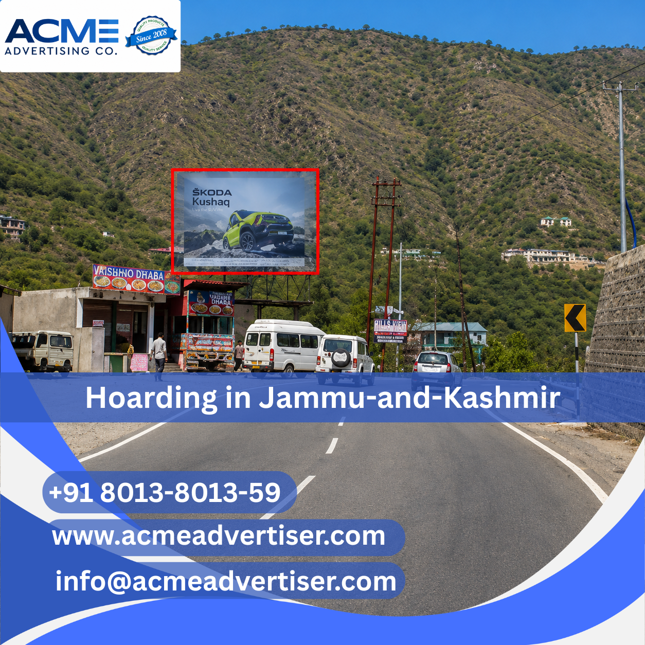 Hoarding advertising in kanti bagh Jammu and Kashmir - Jammu and Kashmir
