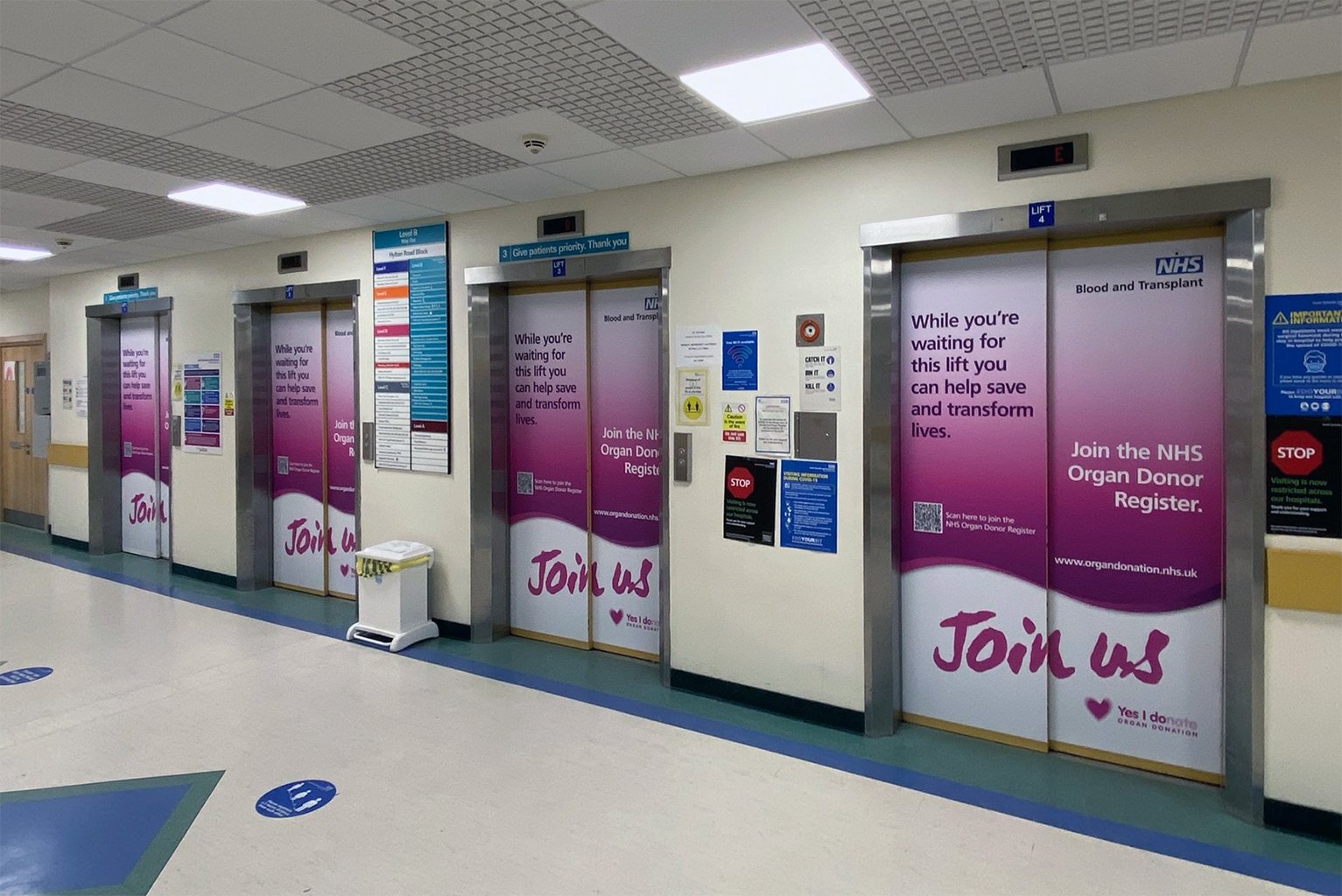 Hospital lift branding awareness campaign by Acme Advertising Hospital lift branding awareness campaign by Acme Advertising