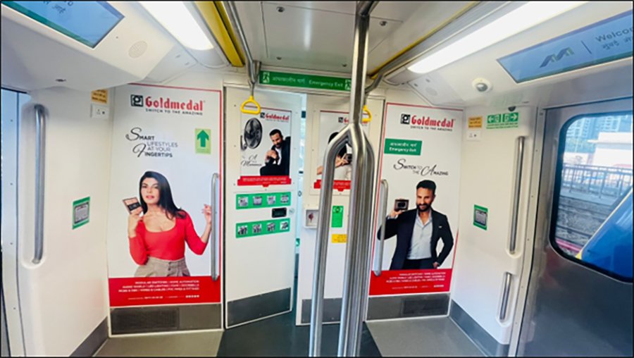 Metro advertising in Habsiguda Hyderabad - 