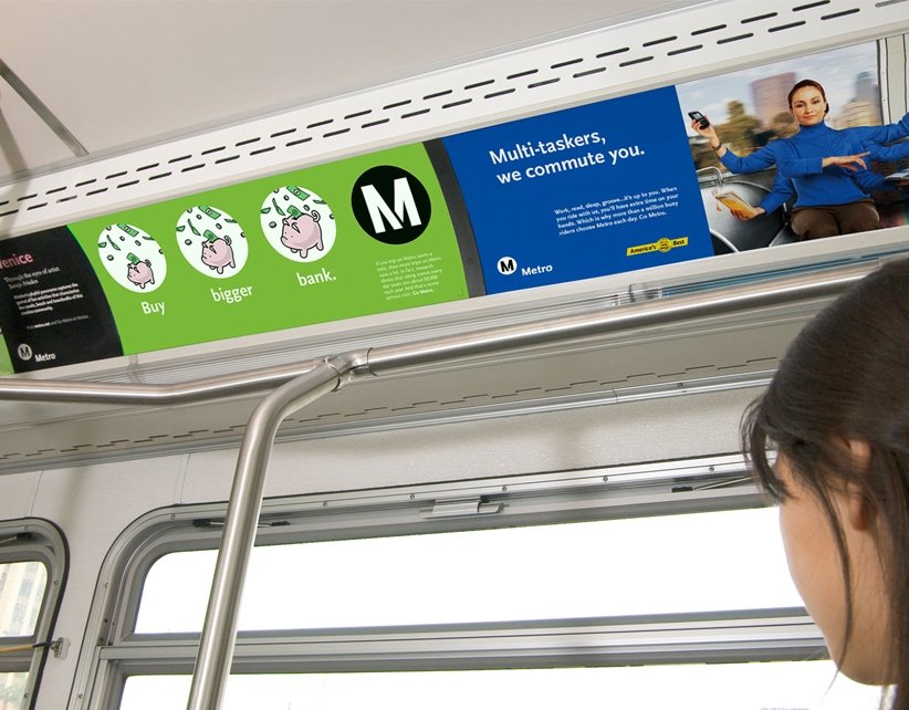 Metro advertising in NGRI Hyderabad - 