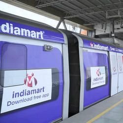 Metro Exterior Advertising in Noida Sector 143, UP - 