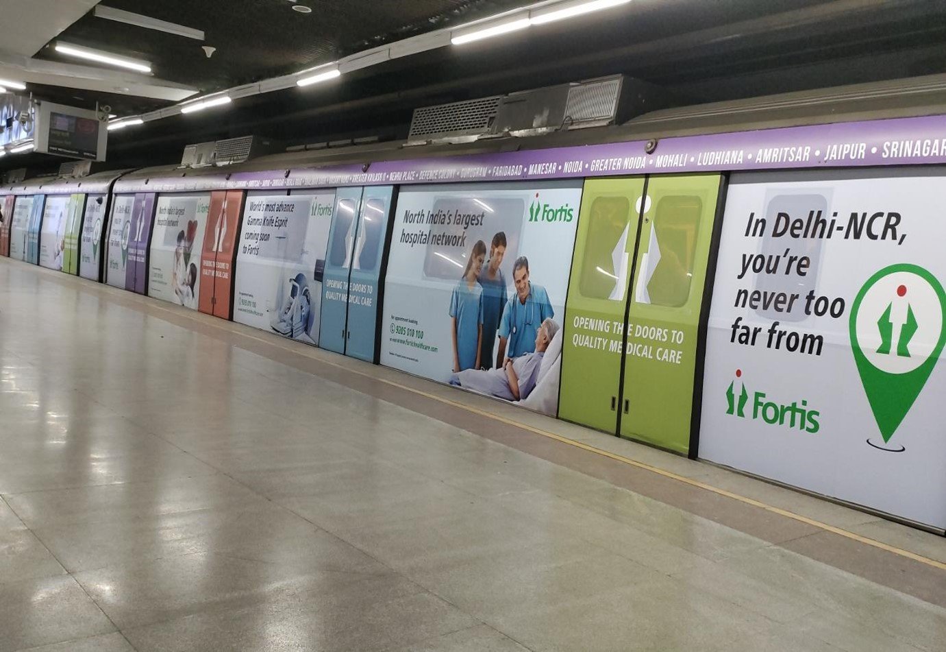 Metro Advertising Agnecy in Nangloi Railway Station - 
