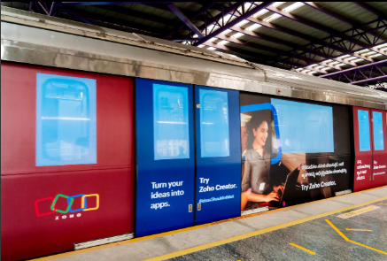 Inside Metro Train Advertising Agency In Shahdra, Delhi - 