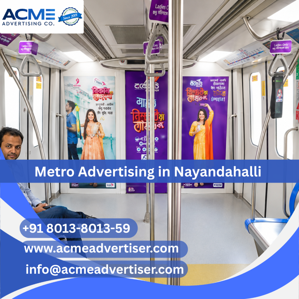 Metro Advertising Company in Karol Bagh showcasing premium metro station branding and transit advertising for high commuter engagement.