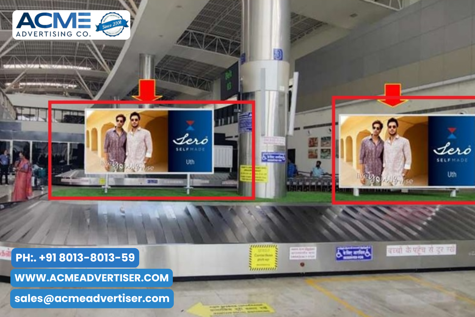advertising airport with Acme Advertising Co