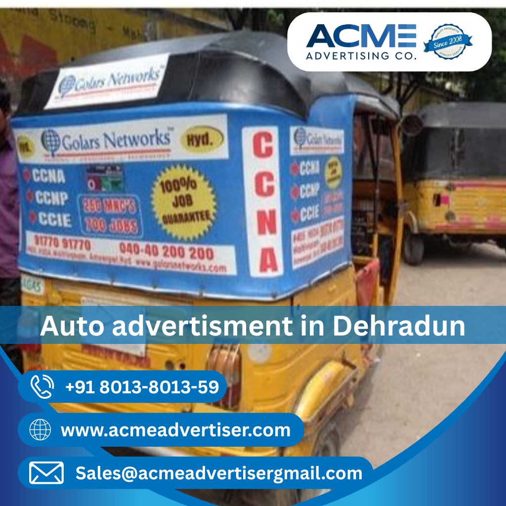 Auto Advertising Company in Dehradun - 