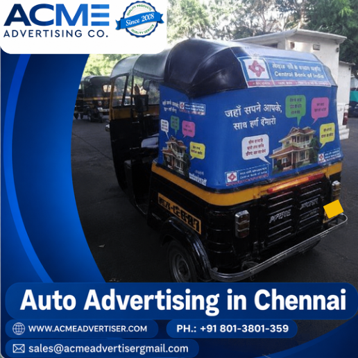 Auto Advertising Company in Chennai