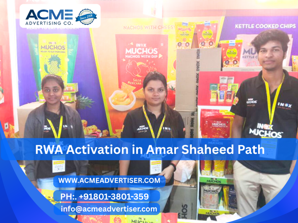 RWA Activation company in Amar Shaheed Path by ACME Advertising co. RWA Activation company in Amar Shaheed Path