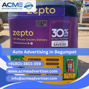 Auto Advertising Company In Begumpet