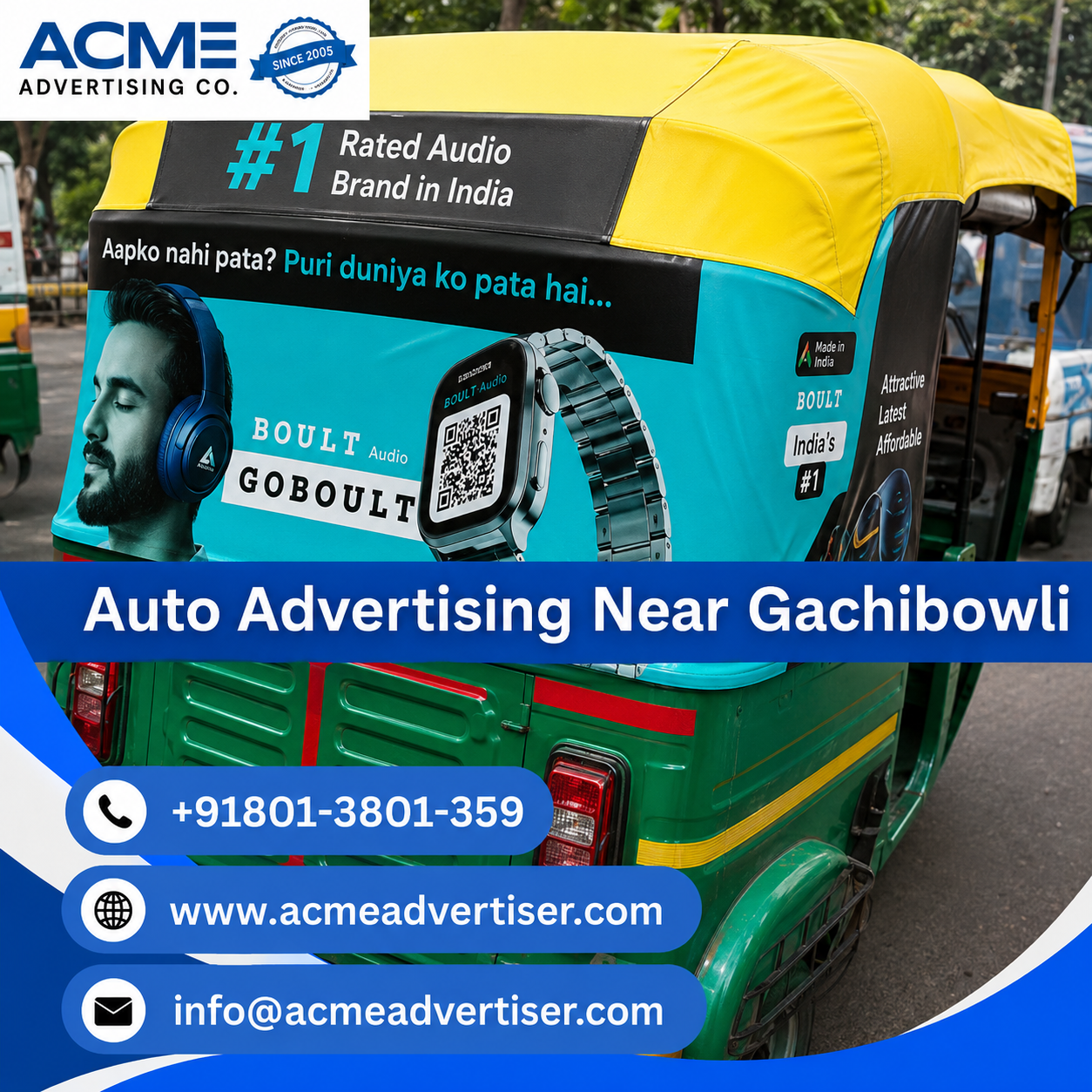 Auto Advertising Company Near Gachibowli - 