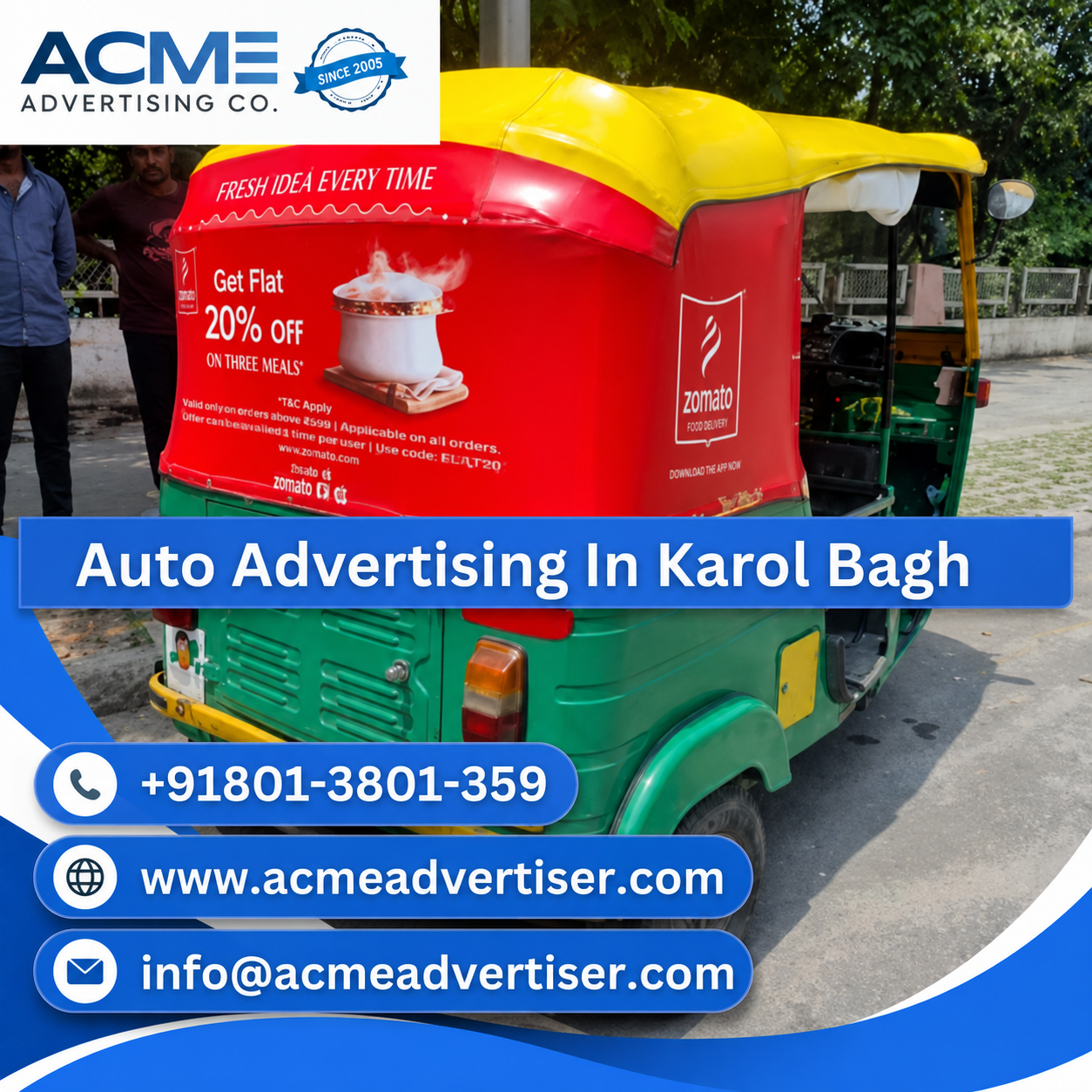 Auto Advertising Company In Karol Bagh - 