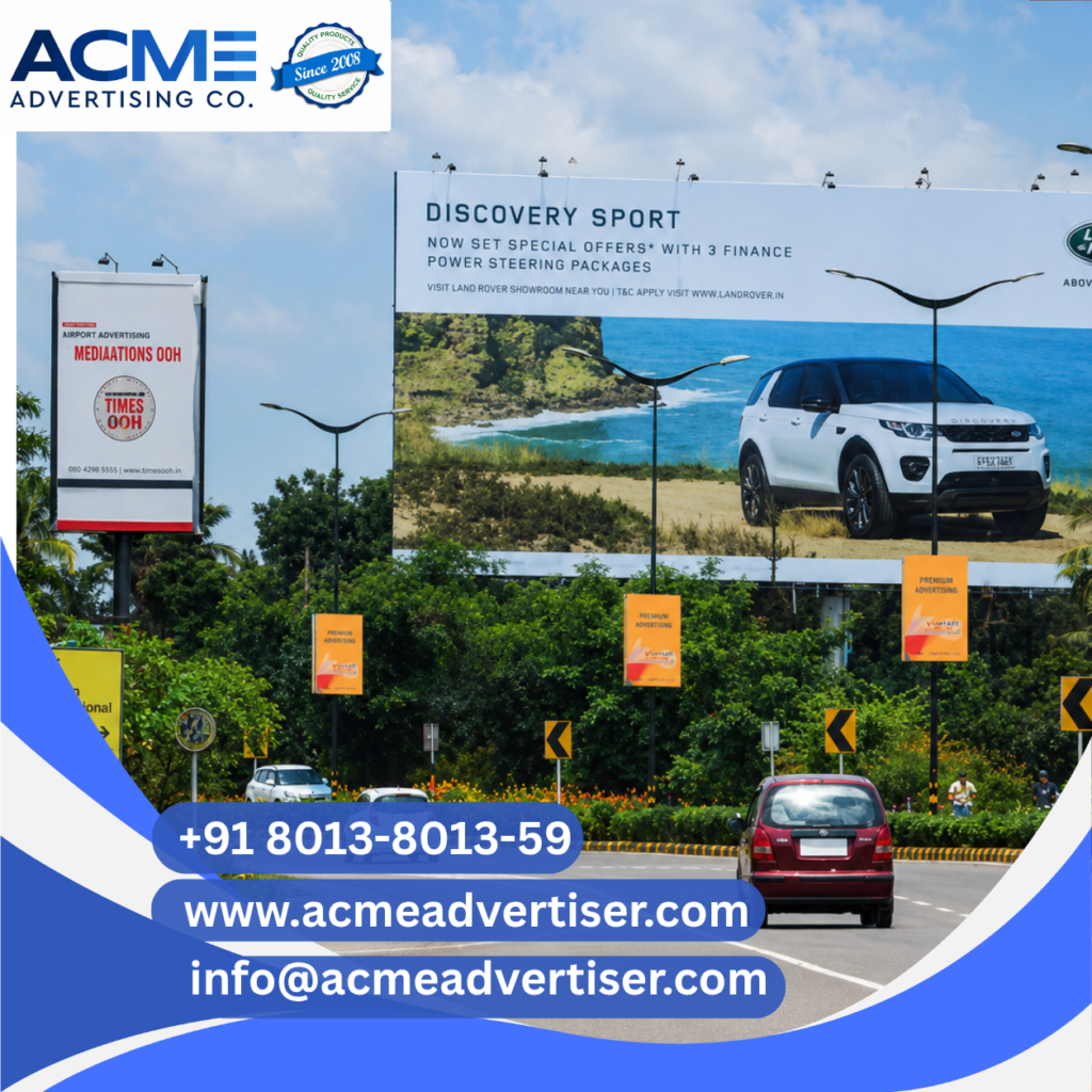 Hoarding advertising agency near Citywalk providing outdoor advertising and billboard branding solutions
