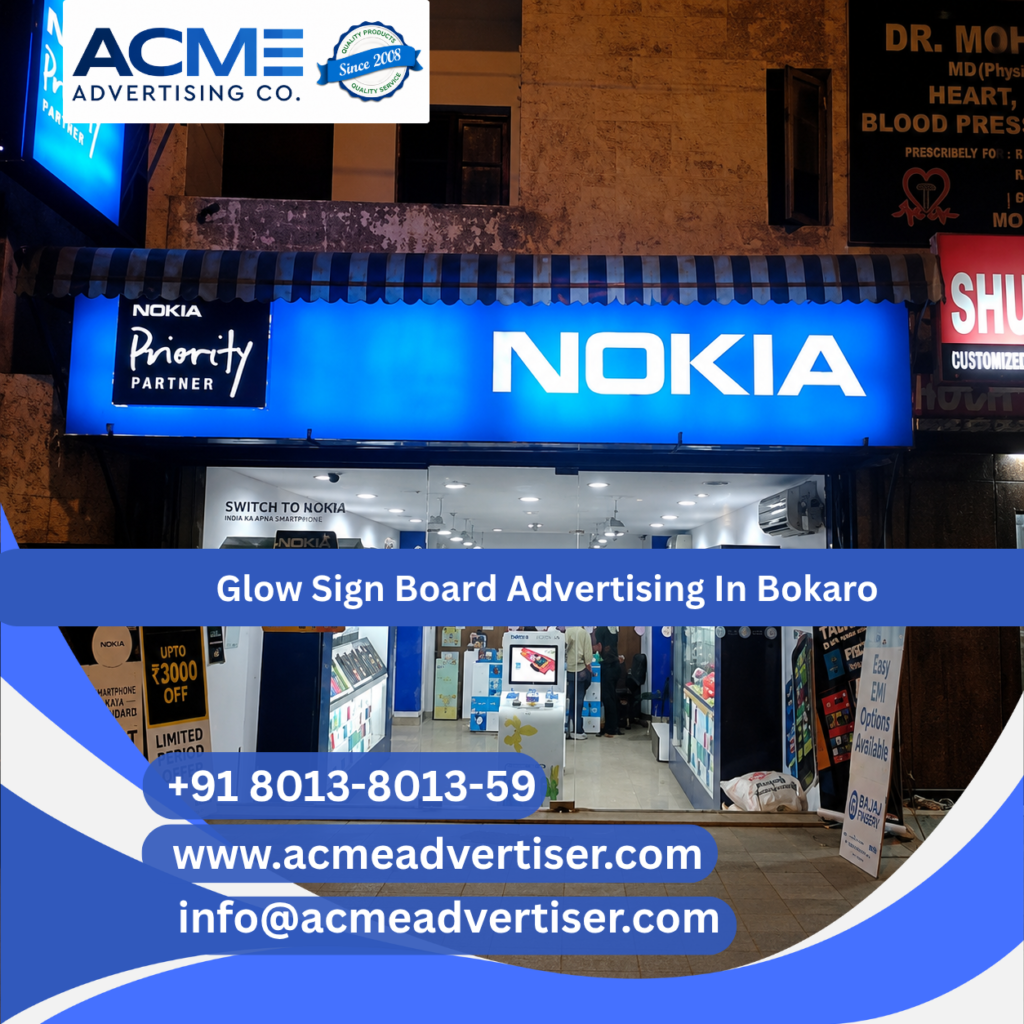 Glow Sign Board Advertising Company in Bokaro | ACME Advertising Co.