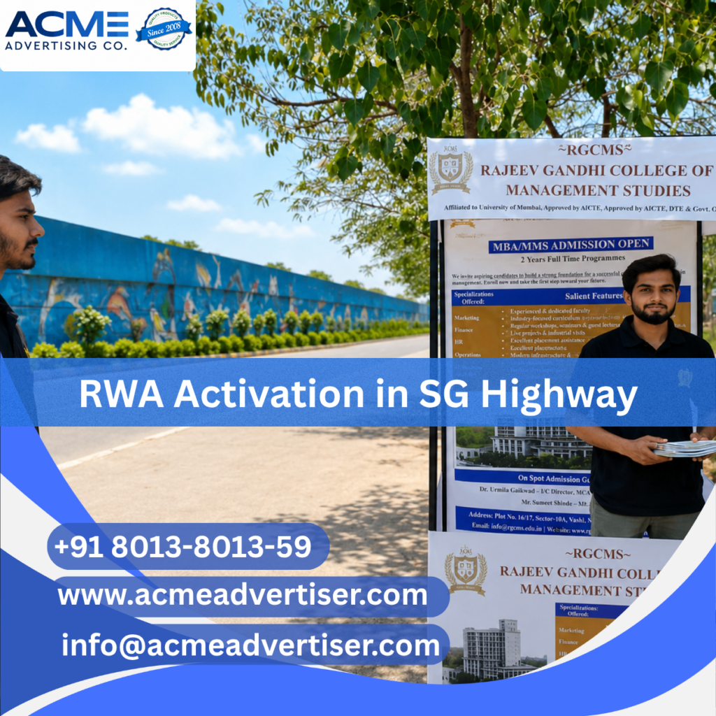 RWA branding company in Zirakpur conducting residential society branding and community engagement activities in housing societies