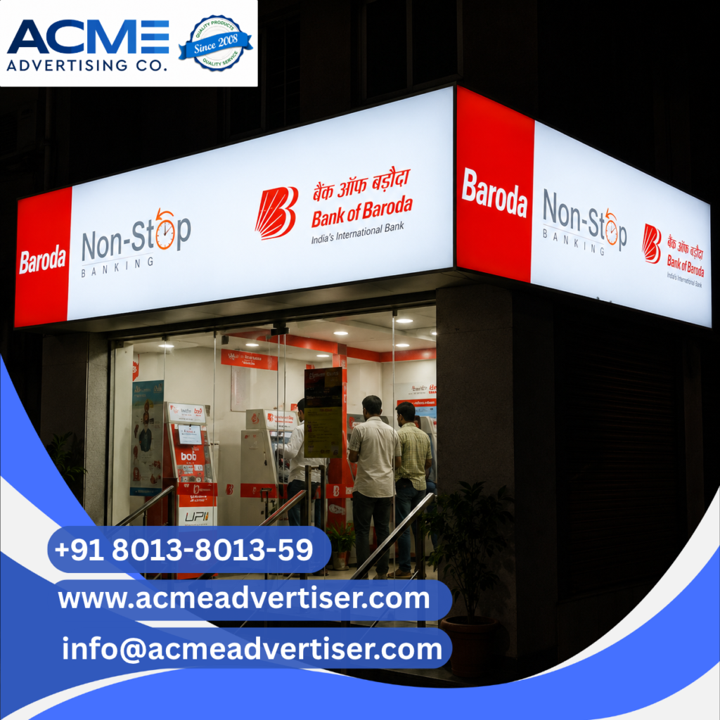 Glow Sign Board Advertising Company In Karnal