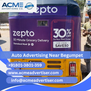 Auto Advertising Company Near Begumpet - 